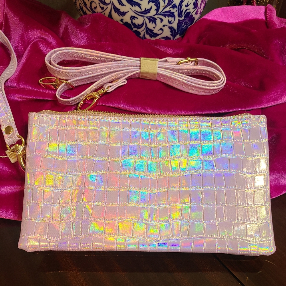 💋💋Caroline Hill Custom Collection Crossbody Bag NWT Halogram Angel 😇 Pink